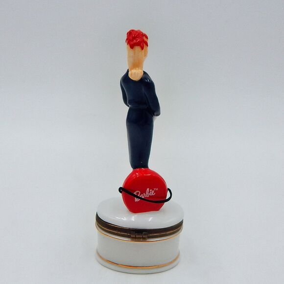 Commuter Barbie (1959-1960) Trinket Hinge Box 2000 Shoes Midwest Of Cannon Falls - Picture 3 of 9